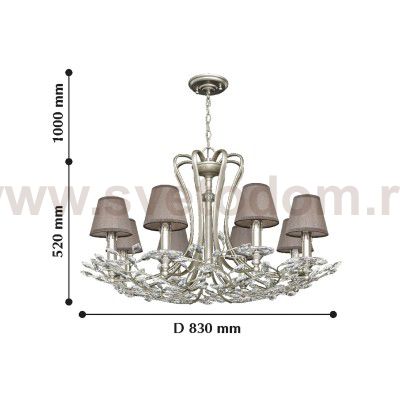 Люстра подвесная Favourite 2173-8P Laurel