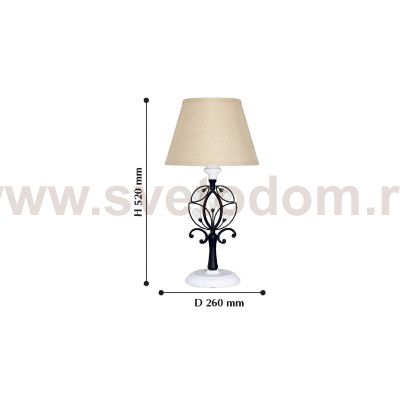 Настольный светильник Favourite 2174-1T Laurel black