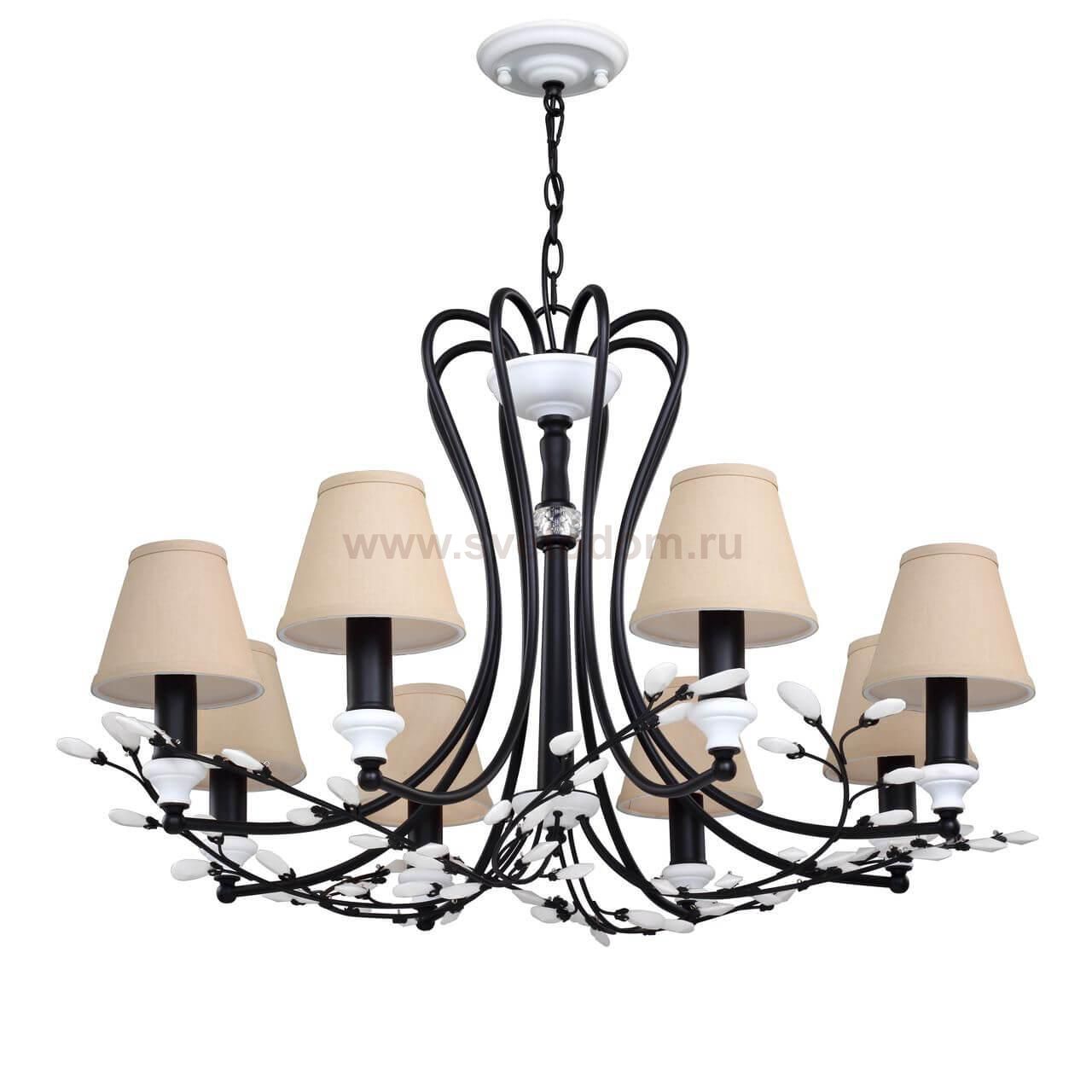 Люстра подвесная Favourite 2174-8P Laurel black