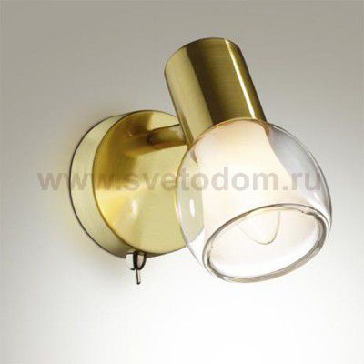 Светильник поворотный спот Odeon light 2176/1W MOSS