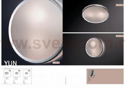 Настенно - потолочный светильник Odeon light 2177/2C YUN