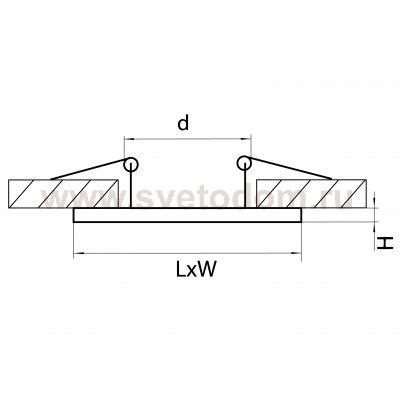 Рамка для светильника Lightstar 217816 Intero 111
