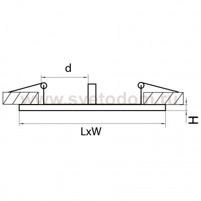 Рамка для светильника Lightstar 217827 Intero 111