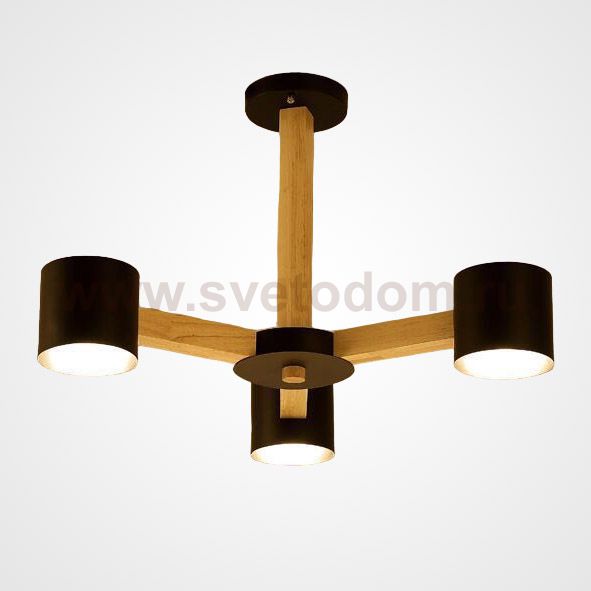 Люстра на штанге MALMO L3 Black ImperiumLoft 219309-26