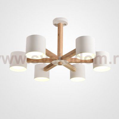 Люстра на штанге MALMO L6 White ImperiumLoft 219311-26