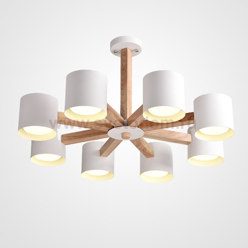 Люстра на штанге MALMO L8 White ImperiumLoft 219312-26