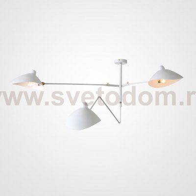 Потолочная люстра TEBES L3 White ImperiumLoft 219315-23