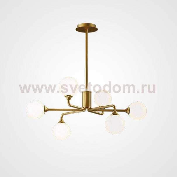 Потолочная люстра PROTON L6 Brass ImperiumLoft 219322-23