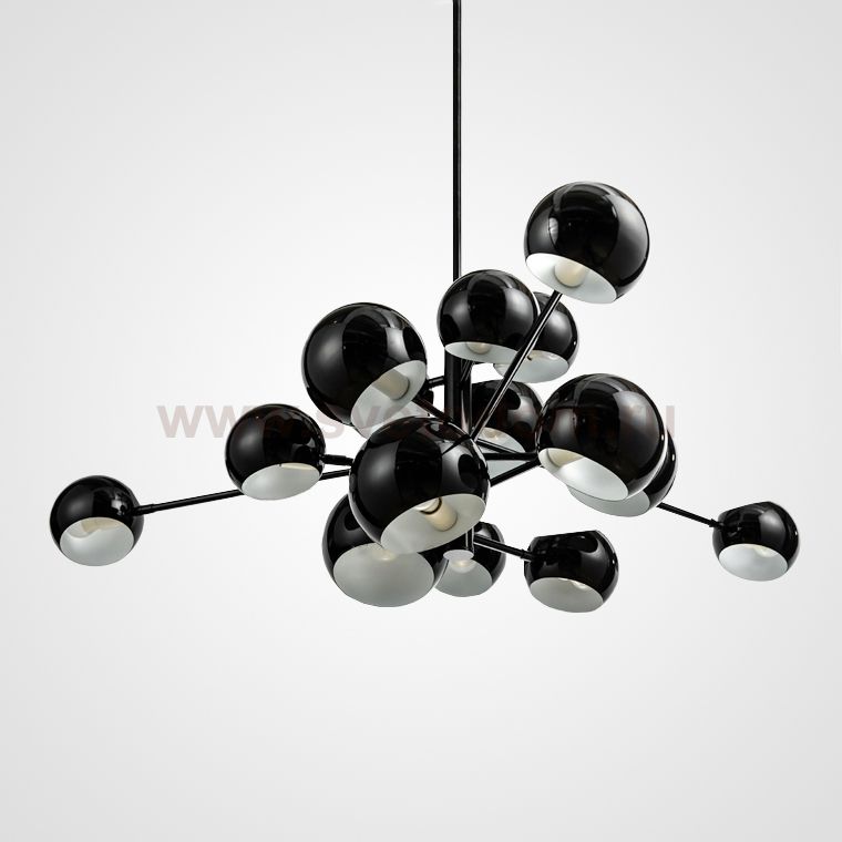 Дизайнерская люстра Kopra Burst L15 Black ImperiumLoft 219340-26