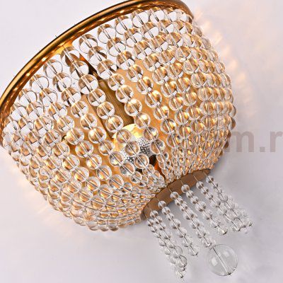 Бра JACQUELINE WHITE SCONCE brass ImperiumLoft 219343-22