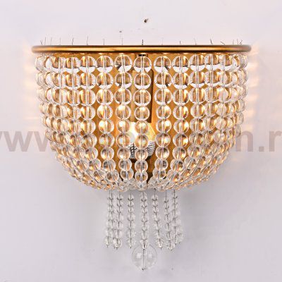 Бра JACQUELINE WHITE SCONCE brass ImperiumLoft 219343-22