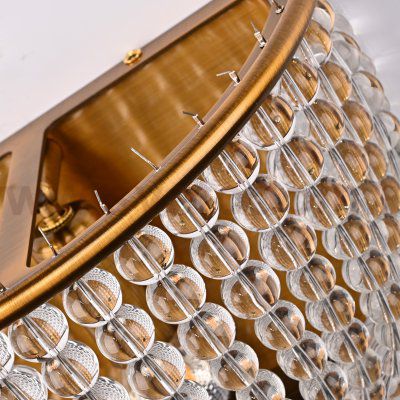 Бра JACQUELINE WHITE SCONCE brass ImperiumLoft 219343-22