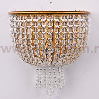 Бра JACQUELINE WHITE SCONCE brass ImperiumLoft 219343-22