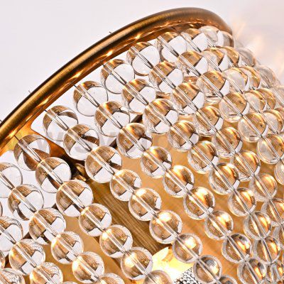 Бра JACQUELINE WHITE SCONCE brass ImperiumLoft 219343-22