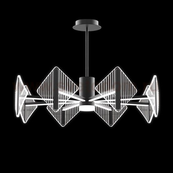 Потолочная люстра KEEN L8 Black ImperiumLoft 219451-23