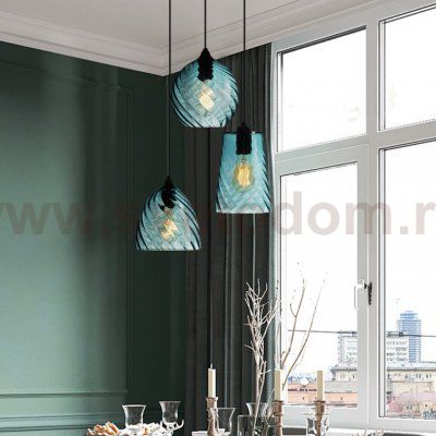 Подвесной светильник CL RIB D Blue ImperiumLoft 219461-26