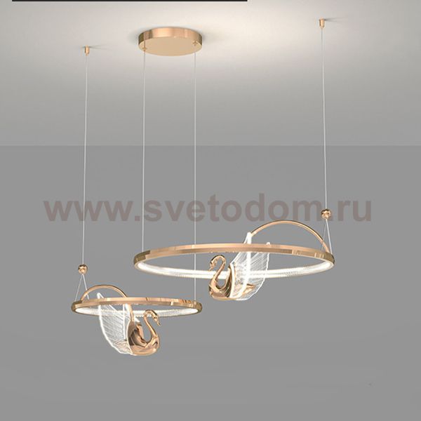 Подвесная люстра BIRDIE LUX 2R Rose Gold ImperiumLoft 219605-23