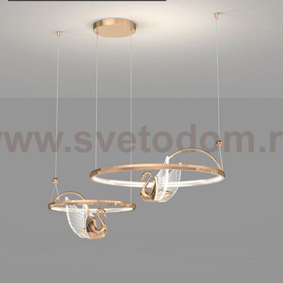 Подвесная люстра BIRDIE LUX 2R Rose Gold ImperiumLoft 219605-23
