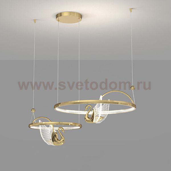 Подвесная люстра BIRDIE LUX 2R Brass ImperiumLoft 219606-23