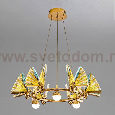 Подвесная люстра AMELIS LUX D63 Multicolor 4000К ImperiumLoft 219650-23