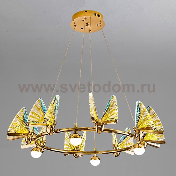 Подвесная люстра AMELIS LUX D83 Multicolor 4000К ImperiumLoft 219651-23
