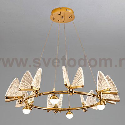 Подвесная люстра AMELIS LUX D83 Transparent 4000К ImperiumLoft 219654-23