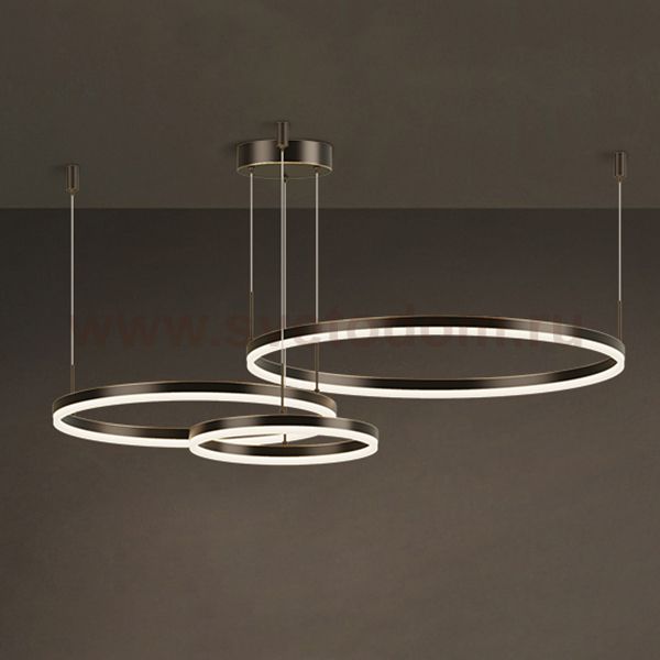 Подвесная люстра CRUISE BLACK LUX D60+80+100 ImperiumLoft 219684-23