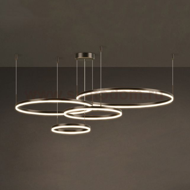 Подвесная люстра CRUISE BLACK LUX D60+80+100+120 ImperiumLoft 219686-23