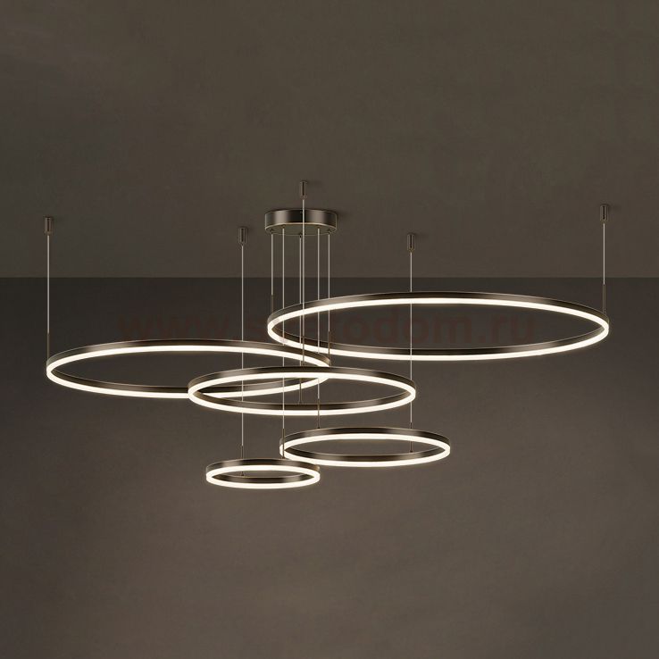 Подвесная люстра CRUISE BLACK LUX D20+40+60+80+100 ImperiumLoft 219687-23