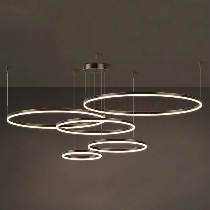 Подвесная люстра CRUISE BLACK LUX D40+60+80+100+120 ImperiumLoft 219688-23