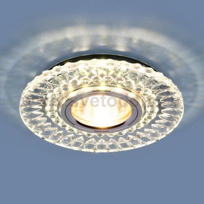 Точечный светильник Elektrostandard 2197 MR16 CL/SL прозрачный/серебро