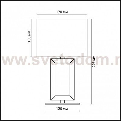 Настольная лампа Odeon light 2197/1T ATOLO