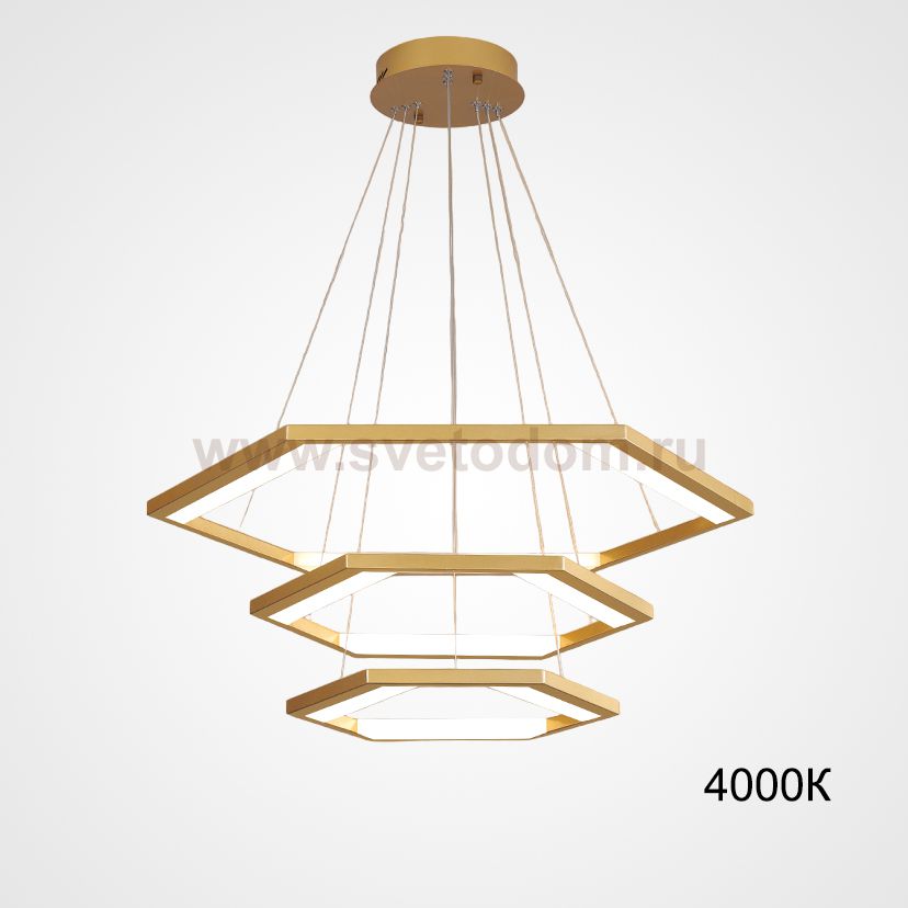 Подвесная люстра VENEZIA D80+55+45 4000К ImperiumLoft 219733-23