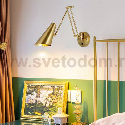 Настенный светильник FREDLY B Brass ImperiumLoft 219738-23