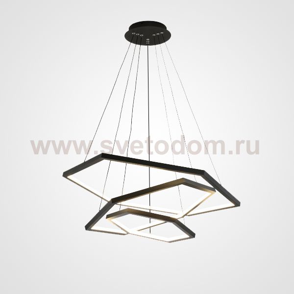 Подвесная люстра OCTANT D40+60+80 Black ImperiumLoft 219748-23