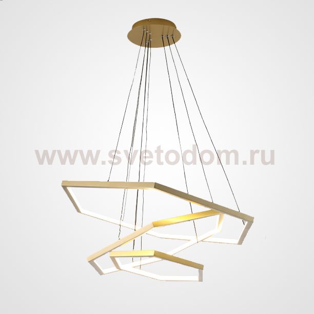 Подвесная люстра OCTANT D40+60+80 Brass ImperiumLoft 219749-23