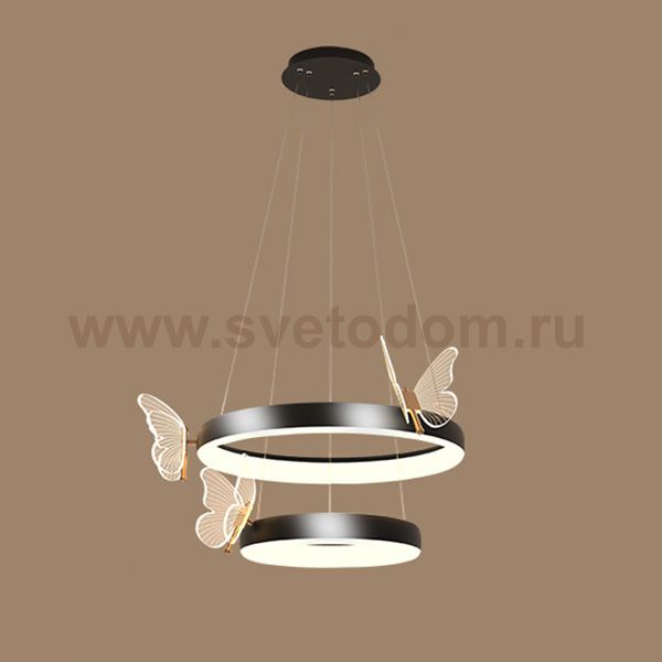 Подвесная люстра BABETTA D B D40+60 Black ImperiumLoft 219757-23