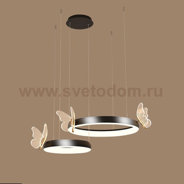 Подвесная люстра BABETTA D С D40+60 Black ImperiumLoft 219760-23