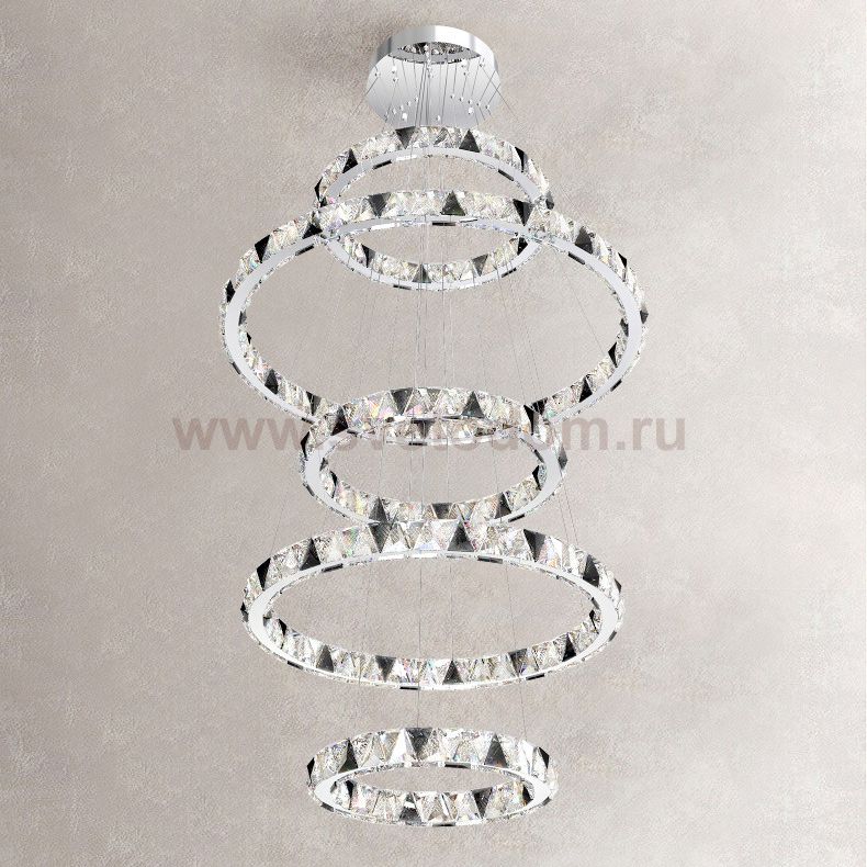 Подвесная люстра ALEKSANDRIN D50+80+60+100+60 ImperiumLoft 219765-23