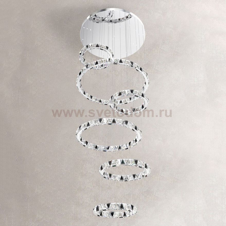 Подвесная люстра ALEKSANDRIN D50+60+80+50+100+50 ImperiumLoft 219766-23