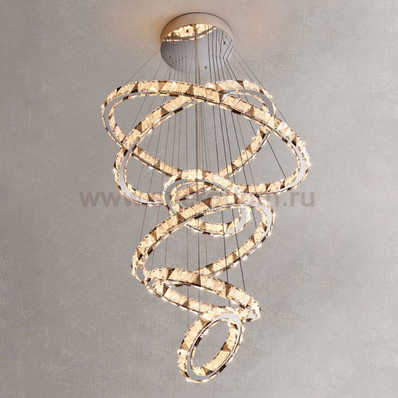 Подвесная люстра ALEKSANDRIN D40+60+80+50+120+100 ImperiumLoft 219767-23