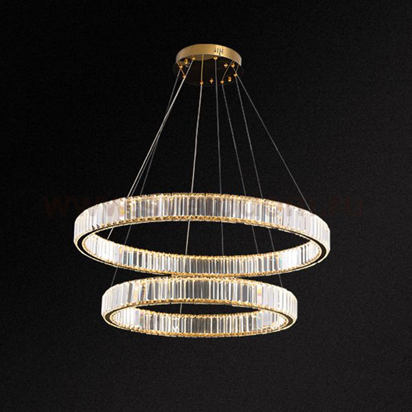 Подвесная люстра BERTOLDA D40+60 Brass ImperiumLoft 219795-23