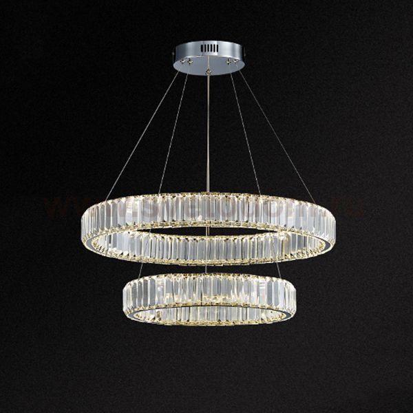 Подвесная люстра BERTOLDA D40+60 Chrome ImperiumLoft 219796-23