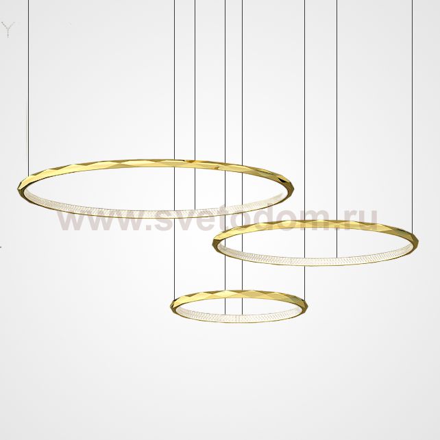 Подвесная люстра SIRILD A D40+60+80 ImperiumLoft 219809-23