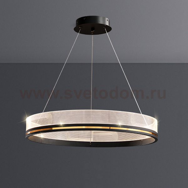 Подвесная люстра DILEMMA D60 Black ImperiumLoft 219818-23