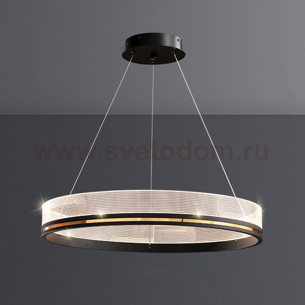 Подвесная люстра DILEMMA D80 Black ImperiumLoft 219821-23