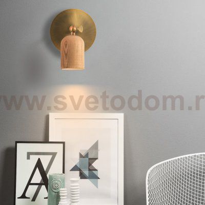 Бра PORI Dark wood ImperiumLoft 219831-26