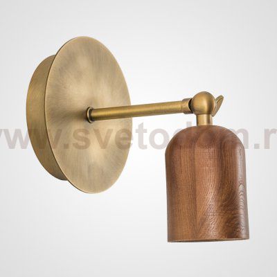 Бра PORI Dark wood ImperiumLoft 219831-26
