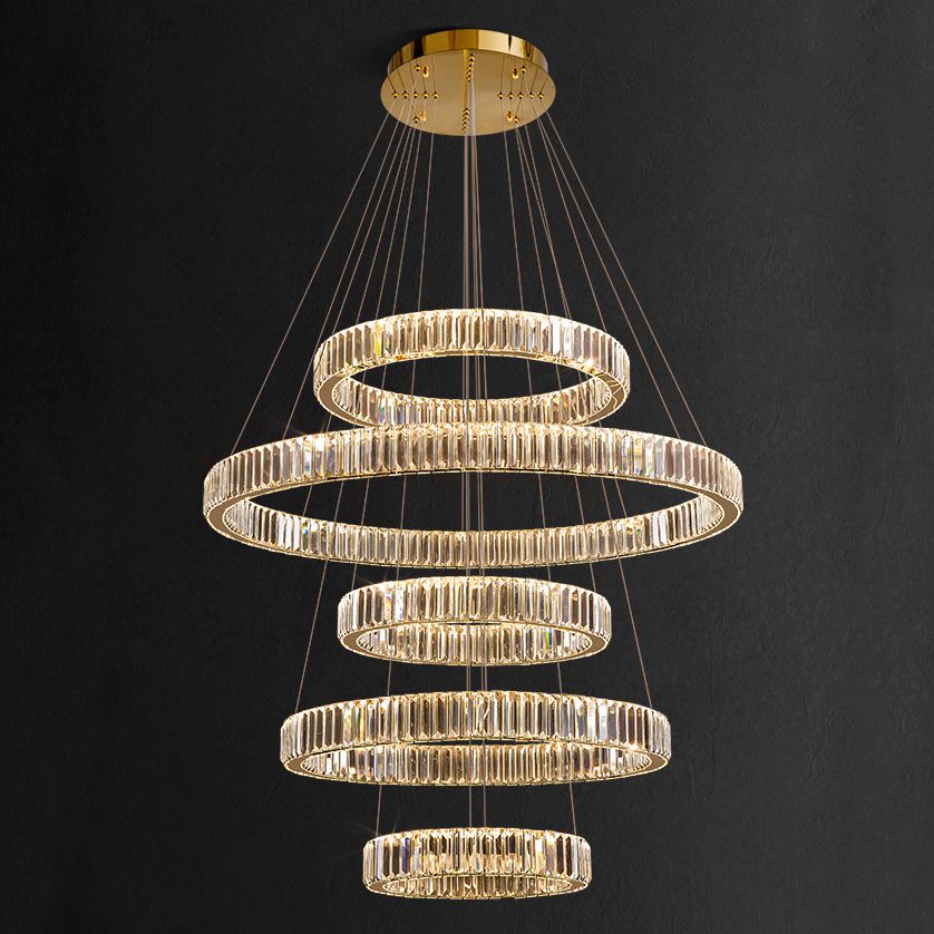 Подвесная люстра BERTOLDA COMBO D50+90+60+100+70 ImperiumLoft 219879-23