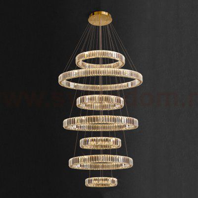 Подвесная люстра BERTOLDA COMBO D30+80+40+90+50+100+60 ImperiumLoft 219881-23
